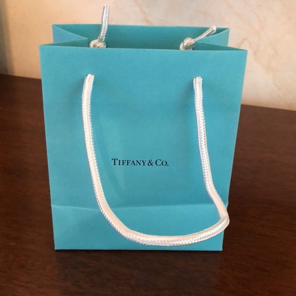 Tiffany & Co. Small Paper Shopping  Bags AND gift note and envelope - Picture 7 of 16